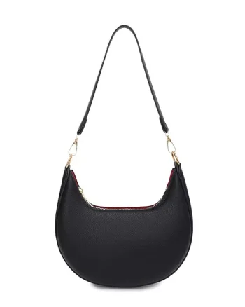 Geanta dama tip hobo Elenya GT3995, Neagra