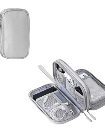 Organizator pentru accesorii electronice cu fermoar, GT4024, Gri