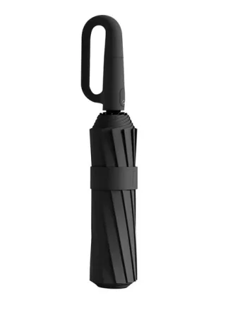 Umbrela pliabila pentru ploaie si soare, 8 spite, diametru 98 cm, protectie UV, UMB012, Neagra