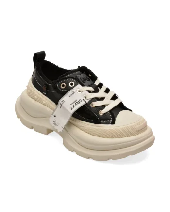 Pantofi sport GRYXX negri, 5368, din piele naturala