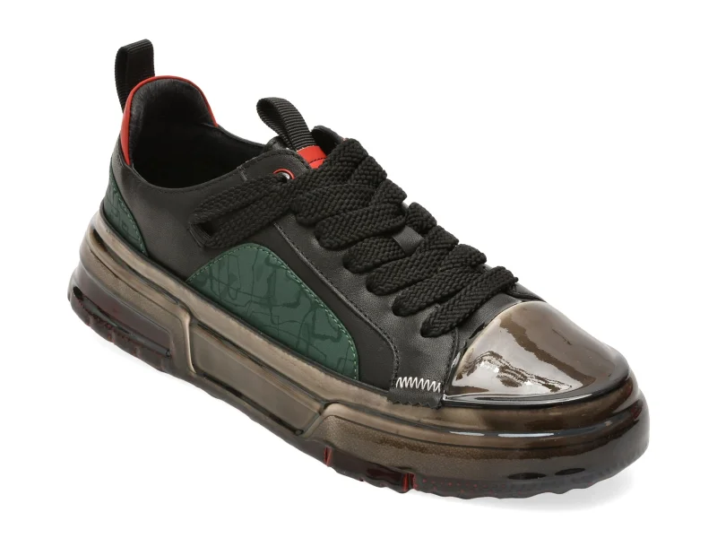 Pantofi sport GRYXX negri, 10881, din piele naturala