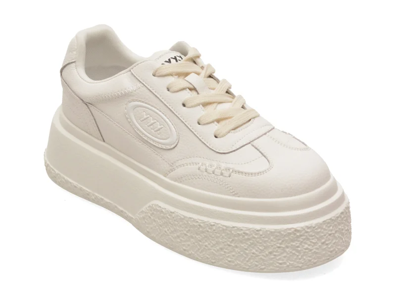 Pantofi sport GRYXX albi, 251212, din piele naturala
