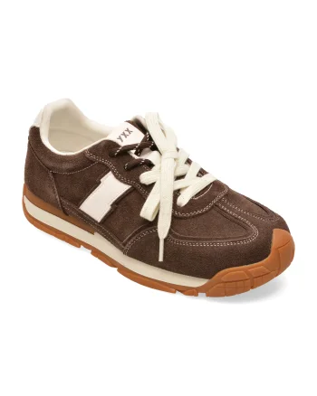Pantofi sport GRYXX maro, JX20, din piele intoarsa