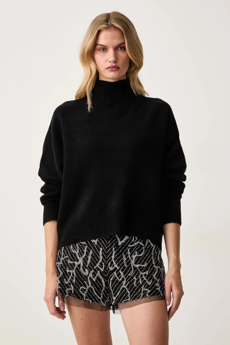 AllSaints  pulover pentru femei cu amestec de lână merino ASHA