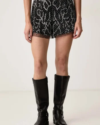 AllSaints  pantaloni scurți pentru femei MINTY EMB