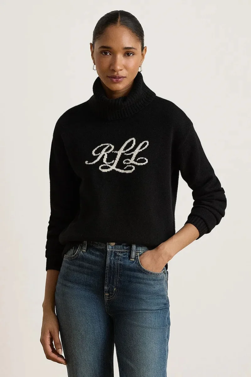 Lauren Ralph Lauren  pulover cu guler înalt pentru femei din cașmir