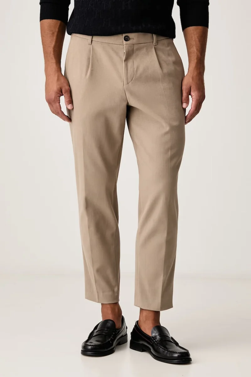 BOSS  pantaloni pentru bărbați cu bumbac C-Perin-PL-263