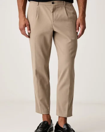 BOSS  pantaloni pentru bărbați cu bumbac C-Perin-PL-263