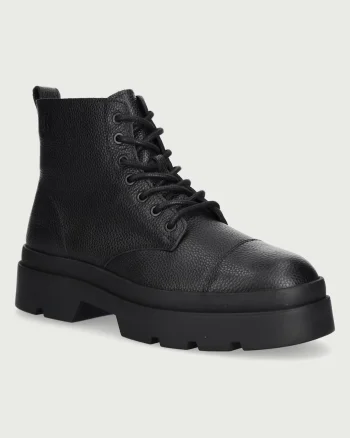 Calvin Klein  ghete de drumeție pentru bărbați din piele LUGGED MID LACE UP TC TU LTH