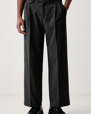 AllSaints  pantaloni pentru bărbați cu amestec de lână COLWYN