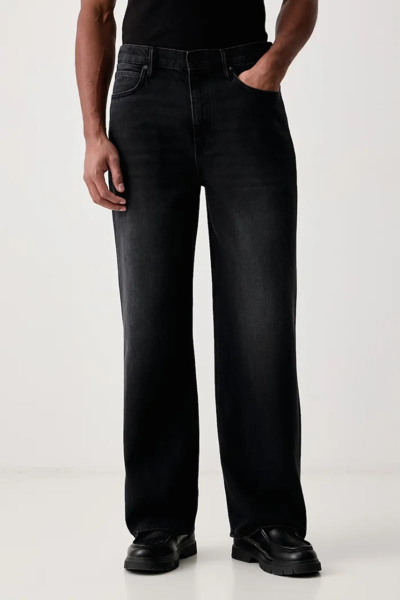 AllSaints  blugi wide leg pentru bărbați LENNY