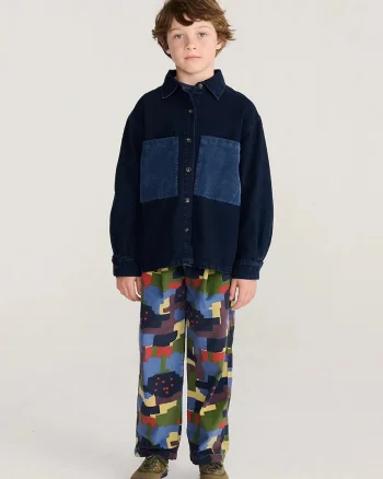 Bobo Choses  pantaloni de trening pentru copii din bumbac Paint Forest