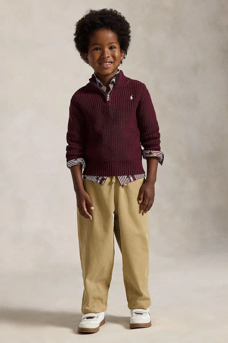 Polo Ralph Lauren  pantaloni pentru copii din bumbac