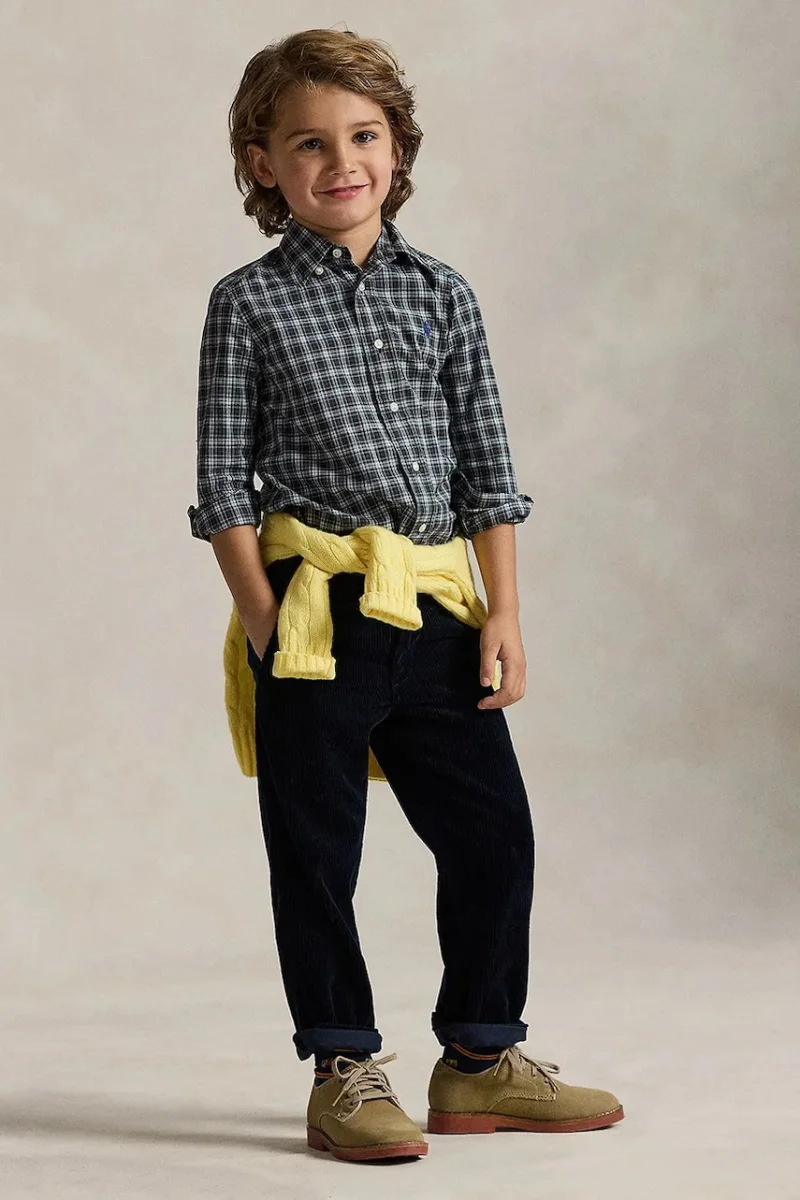 Polo Ralph Lauren  pantaloni pentru copii din bumbac