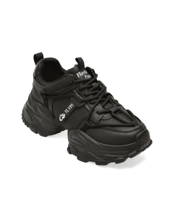 Pantofi sport FLAVIA PASSINI negri, 8828, din piele naturala
