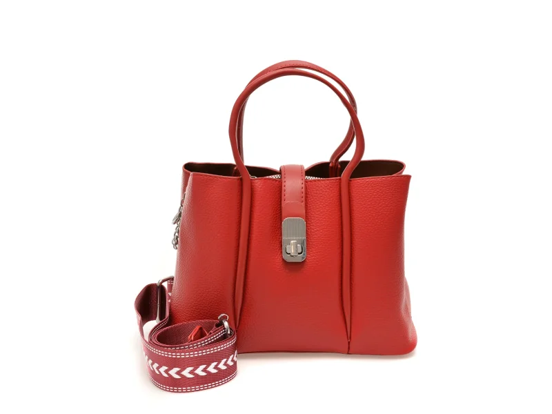 Geanta GRYXX rosie, 7029, din piele ecologica