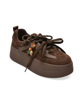 Pantofi sport FLAVIA PASSINI maro, 2530, din piele intoarsa