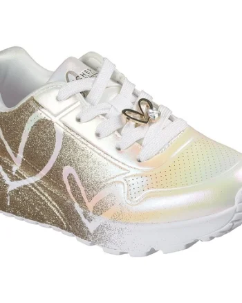 Pantofi sport copii Skechers Uno Lite Heartdust Forever 310814L-WGD