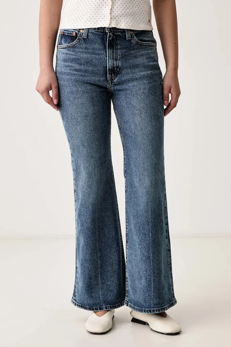 Levi's  blugi flared pentru femei RIBCAGE FLARE H226