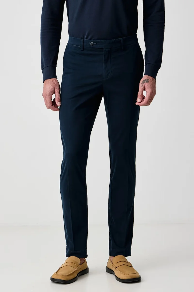 Hackett London  pantaloni chinos pentru bărbați din bumbac cu elastan