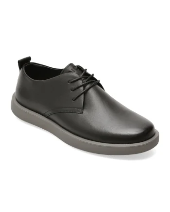 Pantofi EPICA negri, 80027, din piele naturala