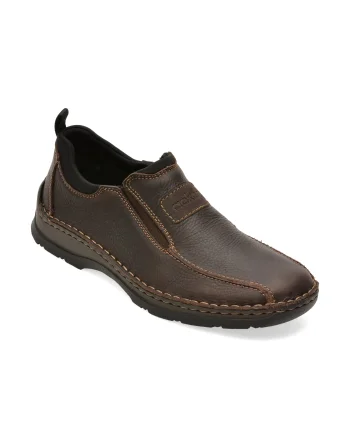 Pantofi RIEKER maro, 5363, din piele naturala