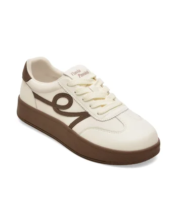 Pantofi sport FLAVIA PASSINI albi, 3065, din piele naturala