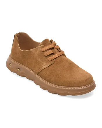 Pantofi EPICA bej, 80060, din piele intoarsa
