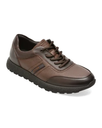 Pantofi sport OTTER maro, 266192, din piele naturala