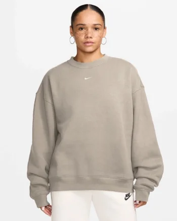 Bluza Nike W NK STDO FLC MW OS CREW