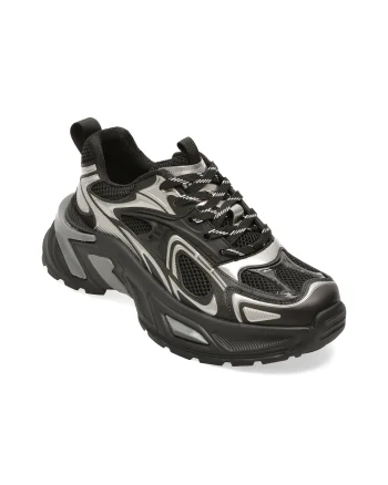 Pantofi sport GRYXX negri, 66659, din material textil