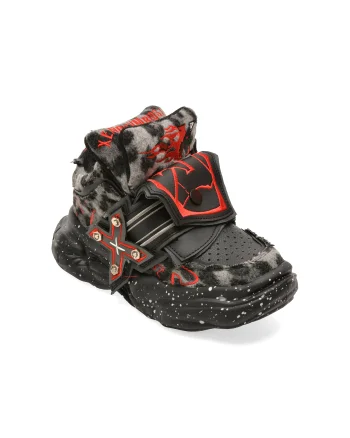 Pantofi sport GRYXX negri, 6668, din material textil