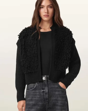 AllSaints  cardigan din amestec de lână ELIAS
