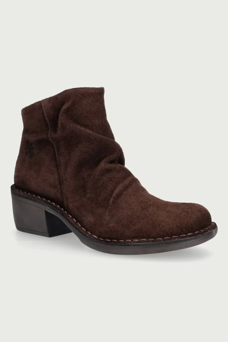 Fly London  botine pentru femei din piele întoarsă MUKE215FLY