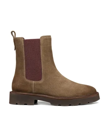 Geox  botine pentru femei din piele întoarsă D NORIZE