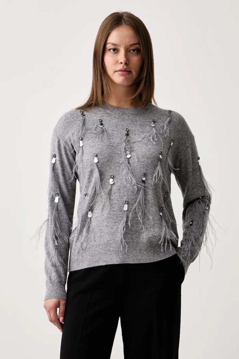 Kaos  pulover pentru femei cu lână