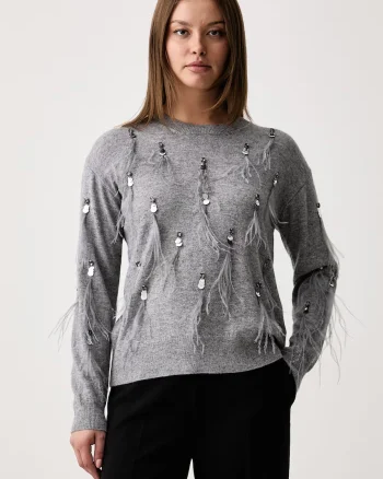 Kaos  pulover pentru femei cu lână