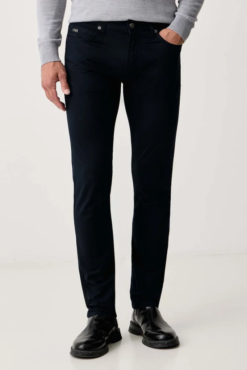 Emporio Armani  pantaloni pentru bărbați din bumbac cu elastan