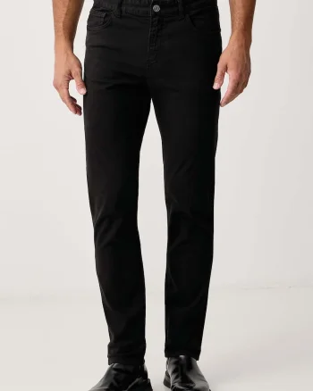 Trussardi  pantaloni pentru bărbați din bumbac cu elastan