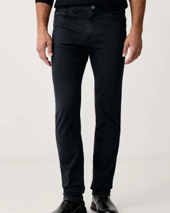 Trussardi  pantaloni pentru bărbați din bumbac cu elastan