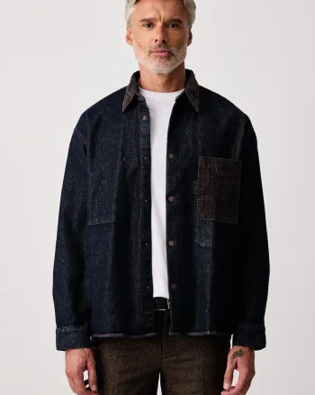 Armani Exchange  cămașă pentru bărbați din denim