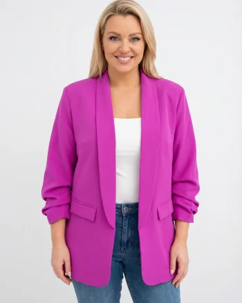 Sacou elegant marime mare violet...