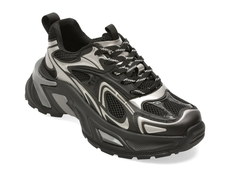 Pantofi sport GRYXX negri, 66659, din material textil