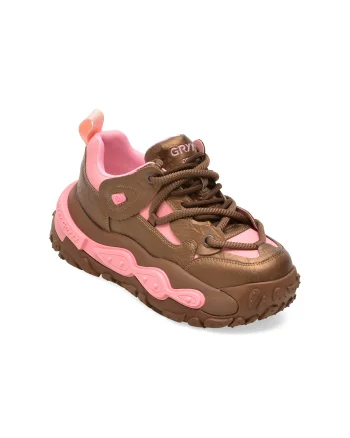 Pantofi sport GRYXX maro, 53738, din piele naturala