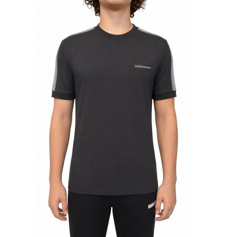 Tricou EA7 TRAIN LOGO SERIES M TEE SS 7 LINES MD PL