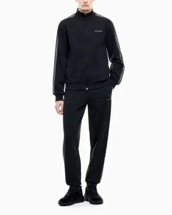 Trening EA7 TRAIN LOGO SERIES M T-SUIT T-TOP FZ CH 7 LINES COPL