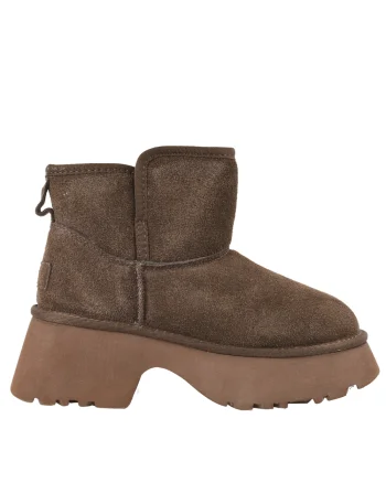 Ghete sport, dama, ANNA VIOTTI, D114-KHB08, maro, piele intoarsa