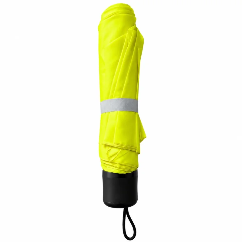 Umbrela pliabila pentru ploaie, 8 spite, diametru 97 cm, UMB028, Galben neon