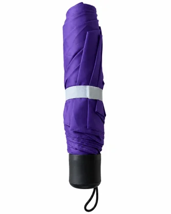 Umbrela pliabila pentru ploaie, 8 spite, diametru 97 cm, UMB038, Mov