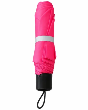 Umbrela pliabila pentru ploaie, 8 spite, diametru 97 cm, UMB048, Roz